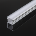 Perfil T Gris 24 x 12 x 3 MT Aluminio con Difusor (2)
