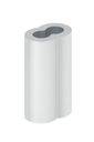 Clip P/Cable Aluminio 1/8¨ (3MM) (2)
