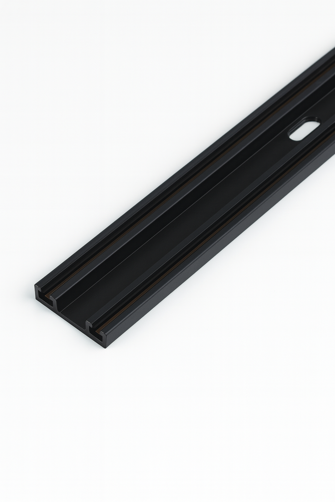 Riel Magnético 6 mm T2320 2 MT X 28 X 6 mm Negro Superficie Fino (2)