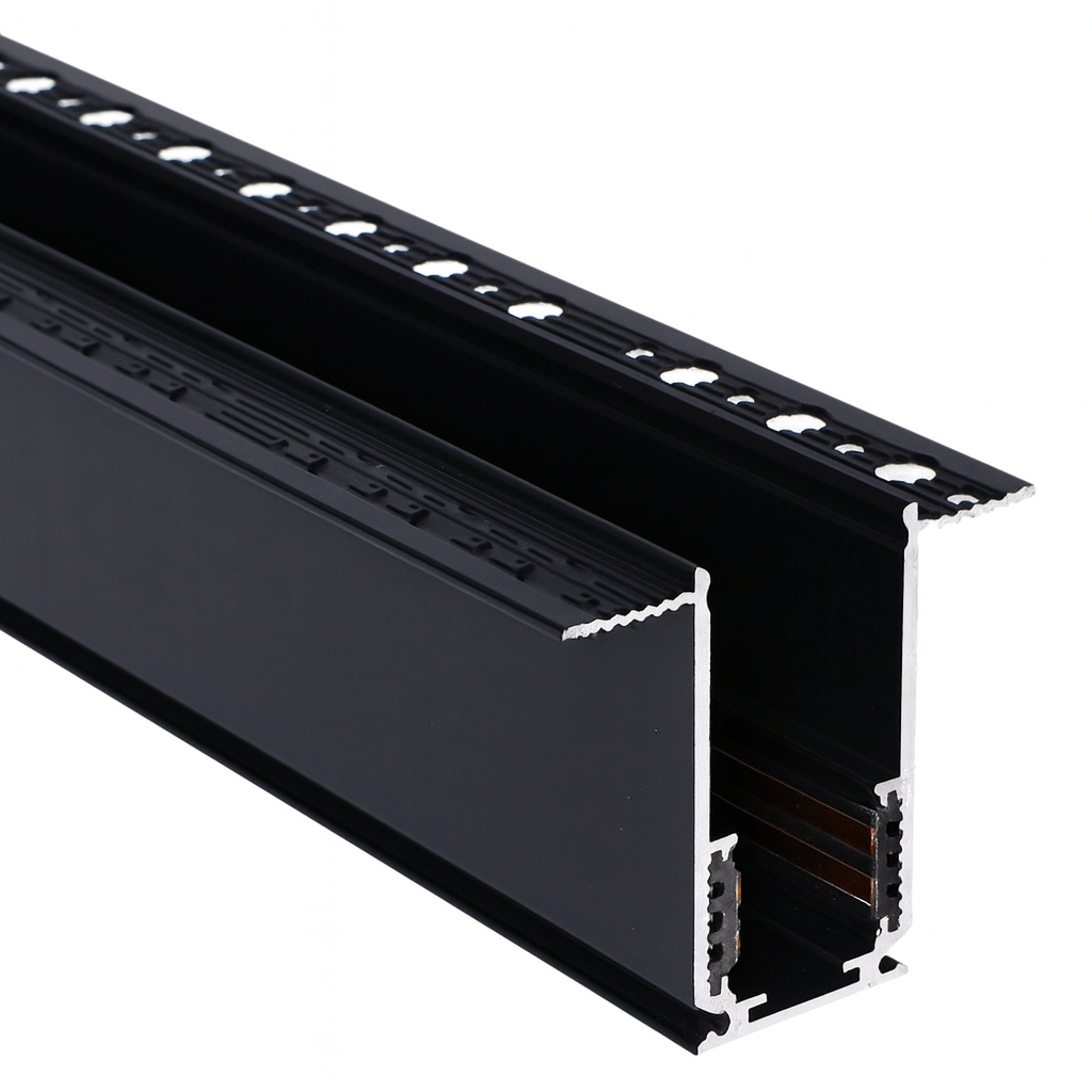 Riel Magnético Externo T2210C Negro de Masillar 200*62L X 62,6W X 46,7 H (2)