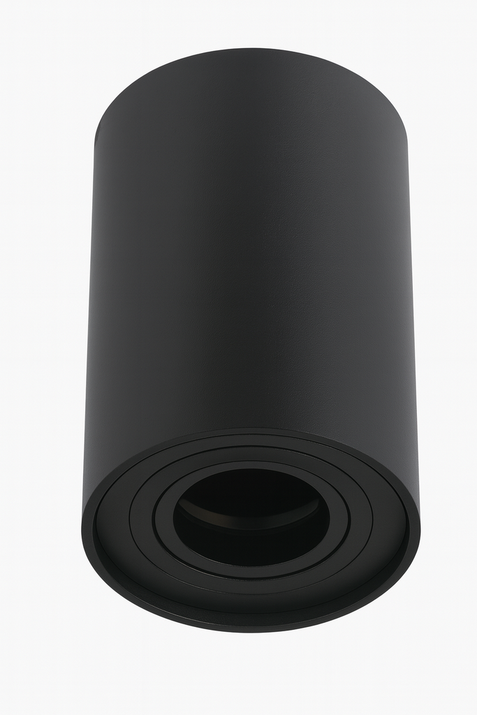 Foco Superficie GU-10 BY-T1025 Negro Basculante Negro ip-44 aluminio (2)