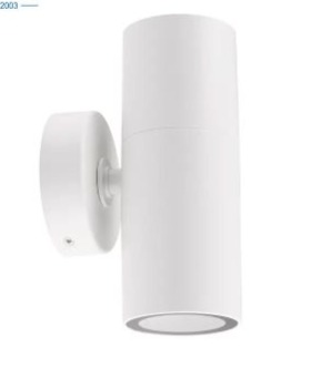 Aplique GU-10 TS10-2 Blanco IP-65 UP/Down Redondo PC EVOLIGHT (2)