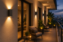 Aplique GU-10 TS127SA-2 Negro UP-Down 80x152 Cuadrado EVOLIGHT IP-65 Aluminio (3)
