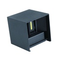Aplique 6W 3000K B72710-2X3W Cubo BK NEGRO 100-240V IP-65 Roomlux (3)