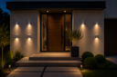 Aplique GU-10 GS53S-1 WH Down 60X155 Blanca EVOLIGHT IP-65 Aluminio (3)
