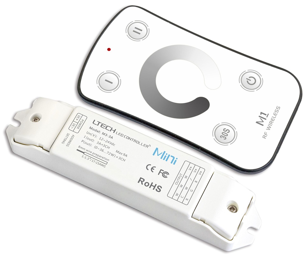 Controlador LED Inalámbrico M1+M3-3A (2)