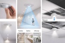 Sensor de Movimiento Infrarrojo ES-P26C 20 MT 360º Superficie con Regulación de Tiempo y Luminosidad (3)