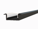 Perfil T 15 x 7 x 3 MT Aluminio con Difusor (2)