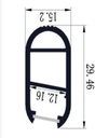 Perfil Perchero de Armarios para LED de 15.2 x 29 x 1 MT DS-W630 (4)