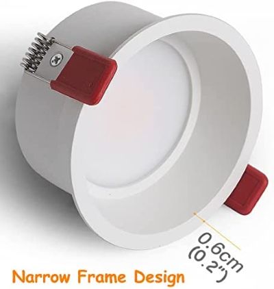 Empotrable 7W CCT LZ-HG720 Blanca Recesada Frost 84x47mm 100-245v (2)