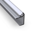 Perfil 30.5 x 11.5 x 3 MT Gris de Borde de Aluminio (2)