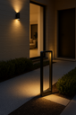 Baliza 10w JT-15338 Jardín 2700K Negro 165*55*600mm 85-265v (2)