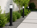 Baliza E-27 JT-15312 Negro G-45 60 mm * 400 mm Aluminio con Puya (2)
