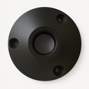 Base AX-03 para Baliza 1/2" 76 x 30 mm de Aluminio Negro (JT-15312) (2)