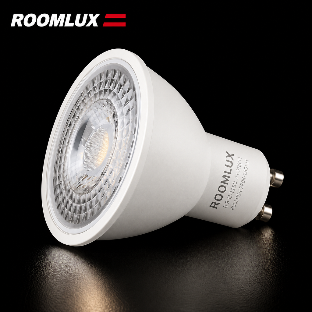 Bombillo 7W 4000k GU-10 B5585 560lm Dimeable 38º 110-130V ROOMLUX (2)