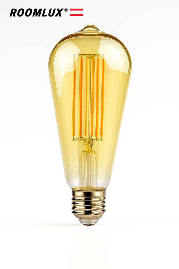Bombillo 4w 2200k E-27 B70270 Vintage ST64 Ámbar 110V-130V (2)