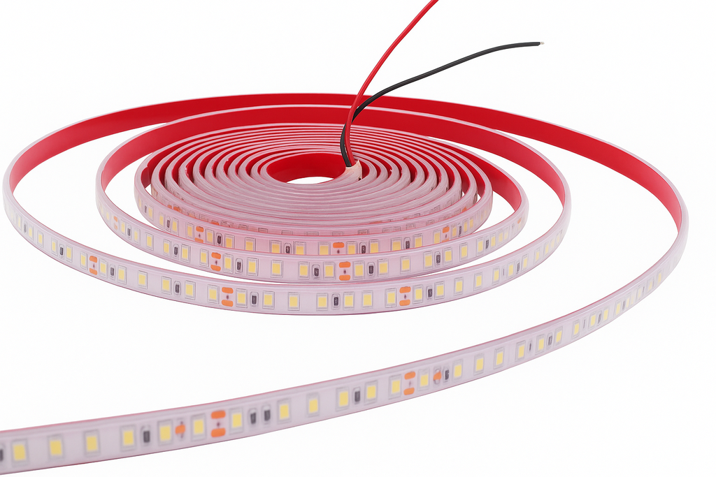 Cinta 4100K 12V 15W/M SWW120F10W12-2835 5 MT 10 mm CRI-90 120 LED/MT IP-20 3M Rojo (2)