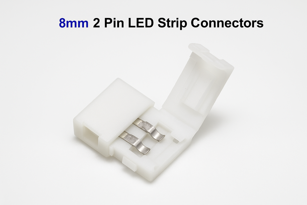 Conector Unión 8 MM Cinta LED 3528 IP20 1 Salida (2)