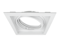 Empotrable Basculante GU-10 TS135 AR-111 WH (Blanca) 160X160MM (170*170) PC (2)