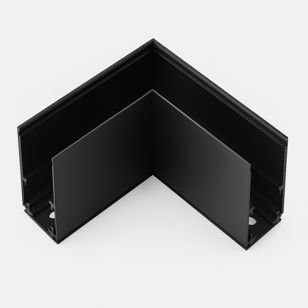 Unión Magnética Horizontal T2201L Para Riel Magnético de Superficie 85*85*46 (2)