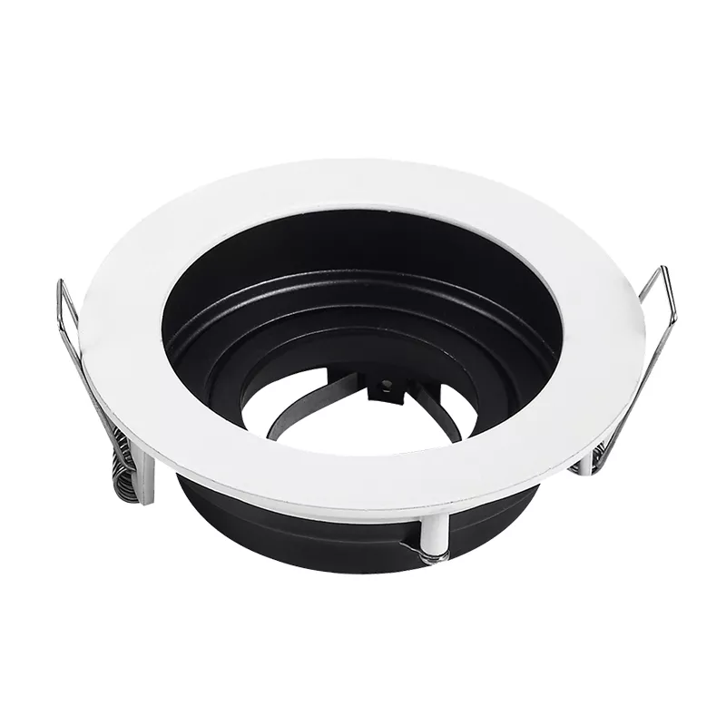 Empotrable basculante GU-10 TS71 RECS. G5.3 WH BLANCA Ø 90 mm (100x37) ALUMINIO EVOLIGHT (2)