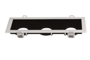 Empotrable Basculante GU-10 TS71S-3 triple reces. WT (Blanca) 256*92 (270*100*45) ALUM. C/FONDO (2)