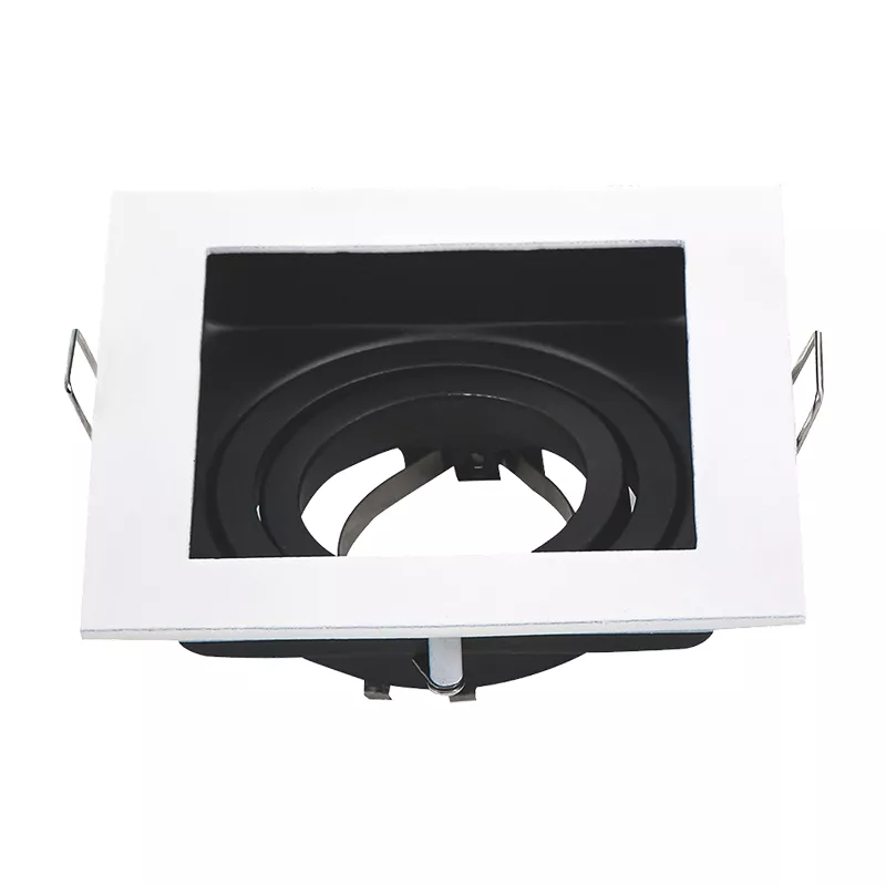 Empotrable Basculante GU-10 TS71S Recesada WH Blanca # 92 mm (100x100x45) aluminio (2)