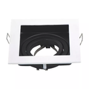 Empotrable Basculante GU-10 TS71S Recesada WH Blanca # 92 mm (100x100x45) aluminio (2)