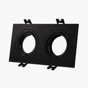 Empotrable Basculante # D27455 Doble Recesada BK Negra 160*80 (173*93*29) Policarbonato ROOMLUX (2)