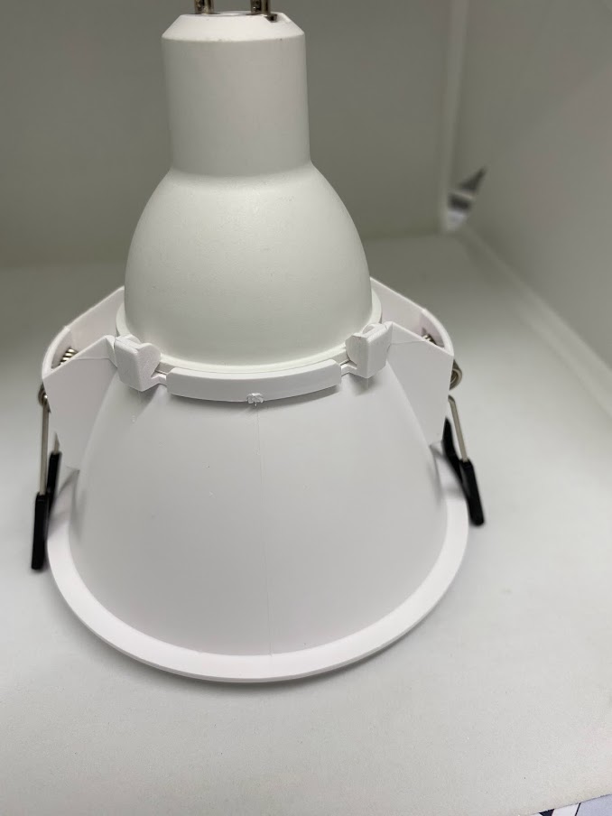 Empotrable Fija GU-10 D27375 WH Recesada Blanca Ø 83 mm (93*55) PC D27375 (3)