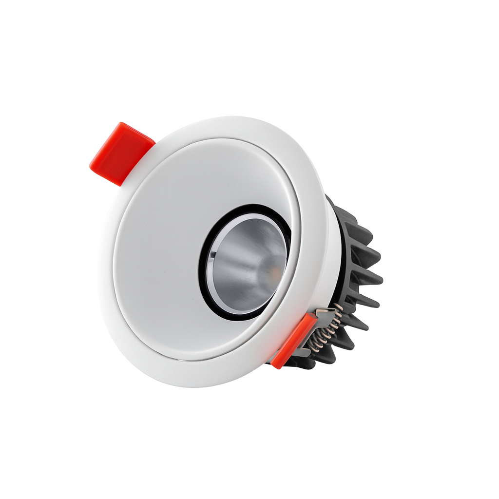 Empotrable 7W 3000K LZ-AM30 75mm Blanca Recesada 85-265V 24° 75mm (2)