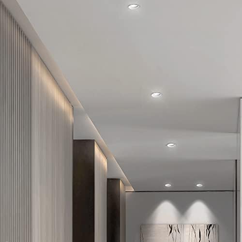 Empotrable Fija 12W CCT LZ-HG720 Blanca Recesada Frost 105x90mm 100-245v (4)