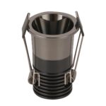 Empotrable Mini 3W 3000K 22mm Negro Recesada 100-265V (15 mm) LZ-MN5000 (2)