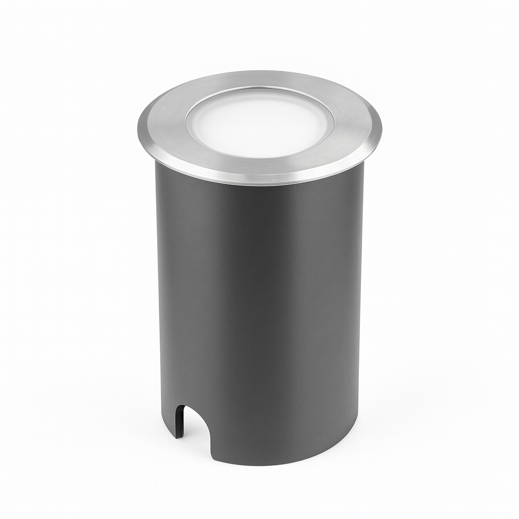Empotrable de Piso 1w LDM0220-1 Acero Inoxidable 43 mm Redonda 2700k IP-67 (2)