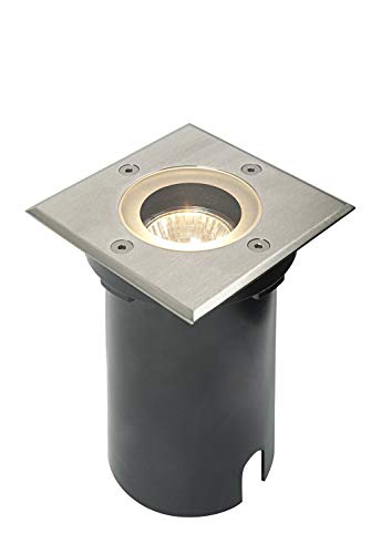 Empotrable Piso GU-10 JT-15604B-SS 110mm IP-65 Cuadrada con Cuerpo de Aluminio con Tope Acero (2)