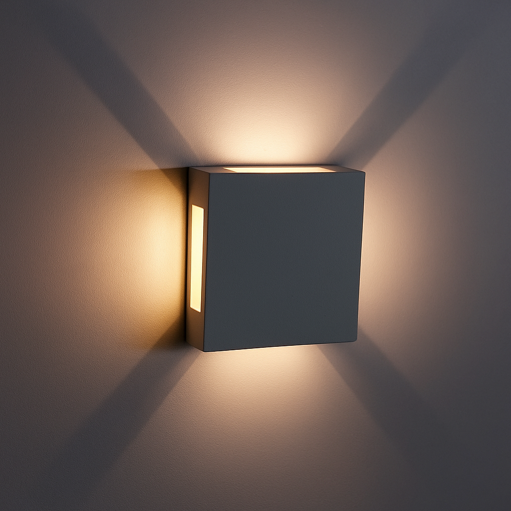 Aplique 4w 3000k LBD5050-4 BK 100 lm 120MM X 30 MM IP-65 PC Cubo (3)