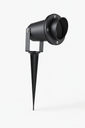 Lampara Reflector GU-10 LDC0350B-GU10 Negra para Jardín IP-65 Negra con Puya (2)