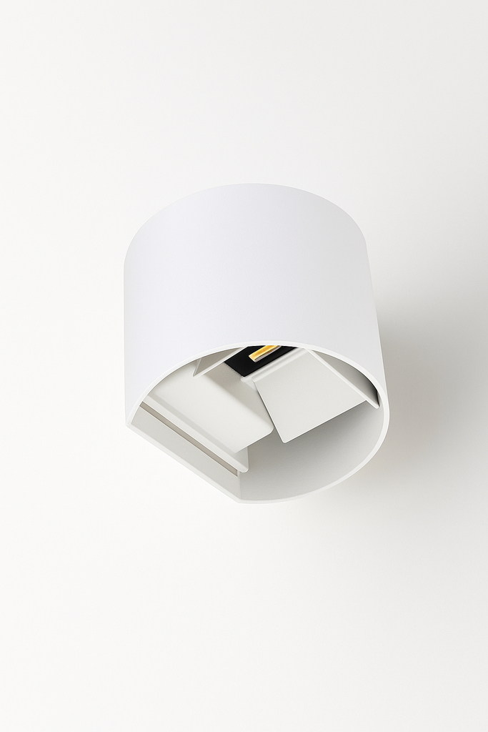 Aplique 6W 3000K LBD3110B-6X WH LED 2X3W Blanco 85-265V IP-65 EVOLIGHT (2)