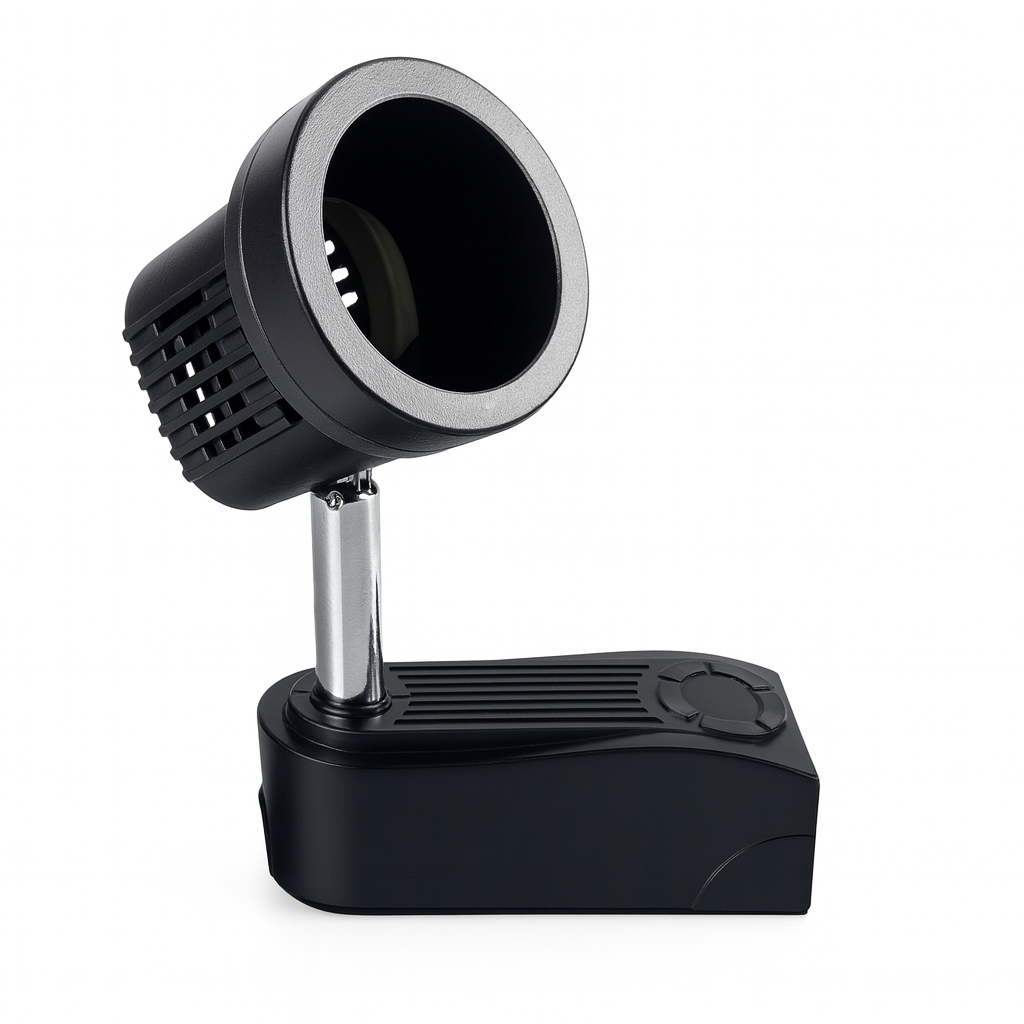Foco Riel MR-16 CS-31 BK Negro 2 Líneas con Zócalo G5.3 para JCDR (2)
