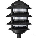 Lampara de Jardín Pagoda 4T E-27 JT-15224 BK Negro Fibra E-27 1/2 NPT Con Niple de 1FT Y 7 JT-15301A BN M (3)