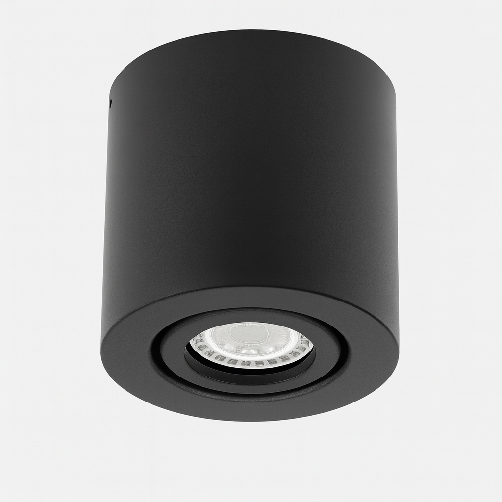 Foco Superficie GU-10 CS16-2.5 BK 100*95 mm Acero Negra EVOLIGHT (2)