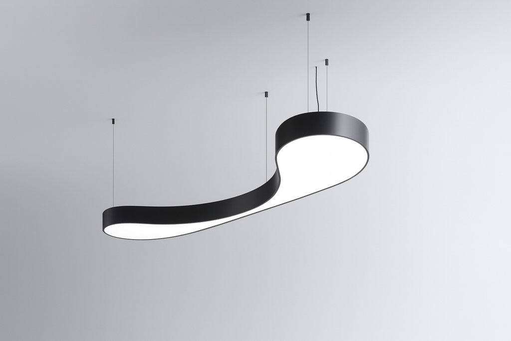 Lampara FPMI002-07400B MI-BUBBLE-02 L=1390mm, Suspendido, Abajo, Helado, 4000 K, (2)