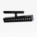 Foco Magnético de Riel 12w 220 mm 12 w 4100k Basculante Recesada 24º, 48v DC (2)