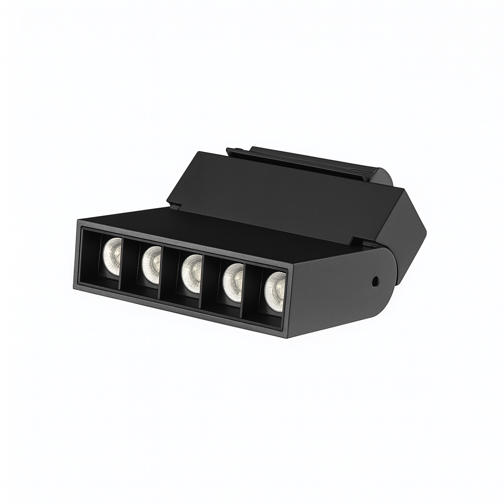 Foco Riel 6W 4100K 115 mm 15º 48 v Recesada Basculante Magnético LZ-GDZD6*1 (2)