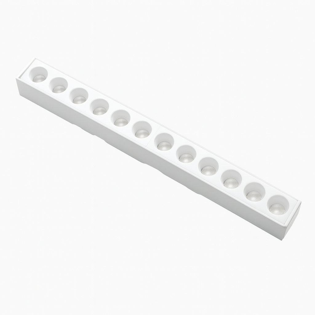 Lampara Magnética de Riel 12w 273mm 3000K 48v Parilla Magnético TS2340S-12 WH T2510 ULTRA BLANCO (2)