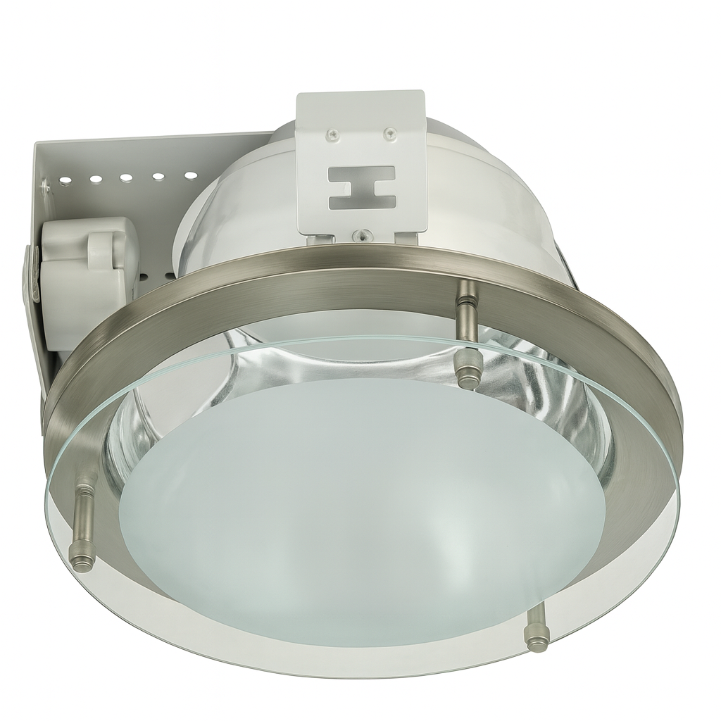 Empotrable de Ahorro F3-60T 6.5″ 2E-27 C/Cristal Suspendido SN (Outlet) (2)