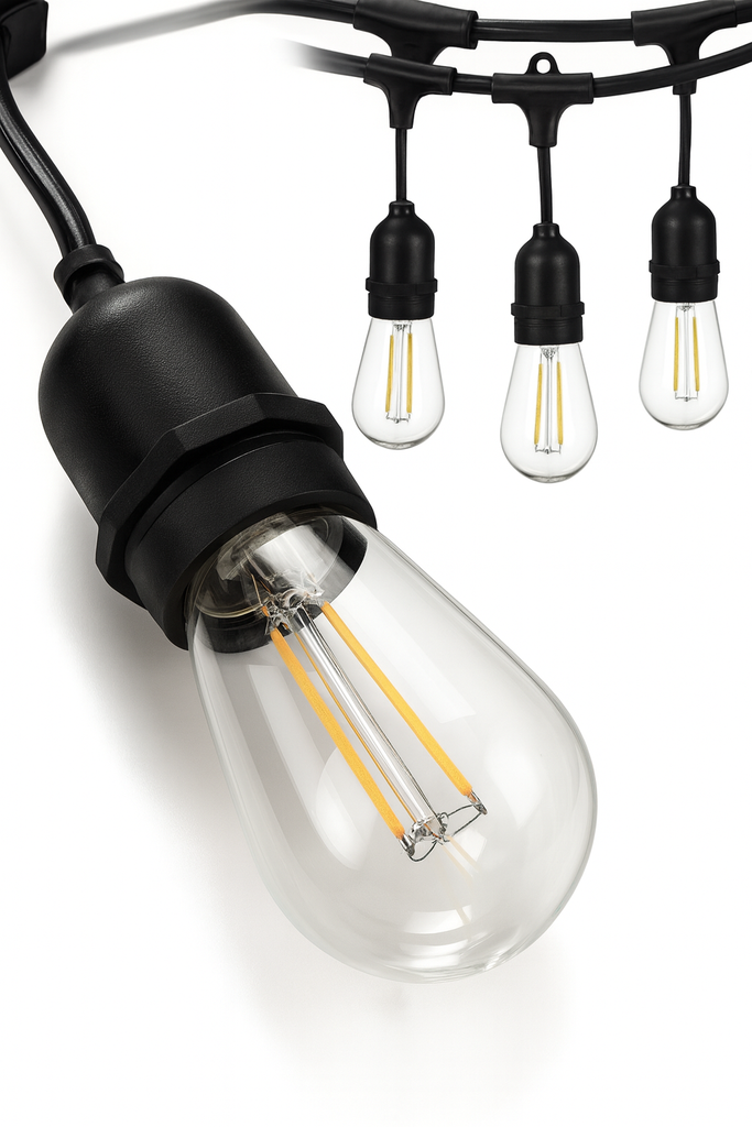 Guirnalda LED 1W 2700K 10MTS 100-130V IP-65 LX C/10 Bombillos (2)