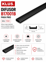 Difusor B17001B Negro para PIKO