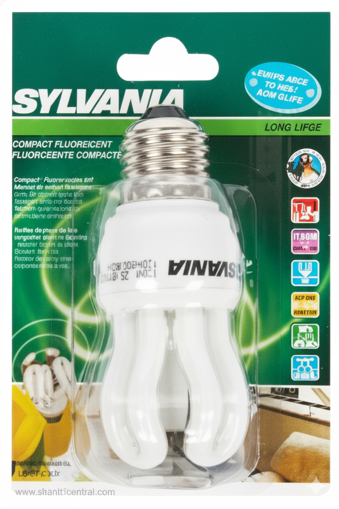 Bombillo 11w 2700k fluorescente NANO PURIFICADOR DE AIRE SYLVANIA