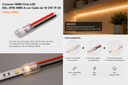 Conector 5MM Cinta LED KDL-2PIN-5MM-A con Cable de 10 CNT IP-20